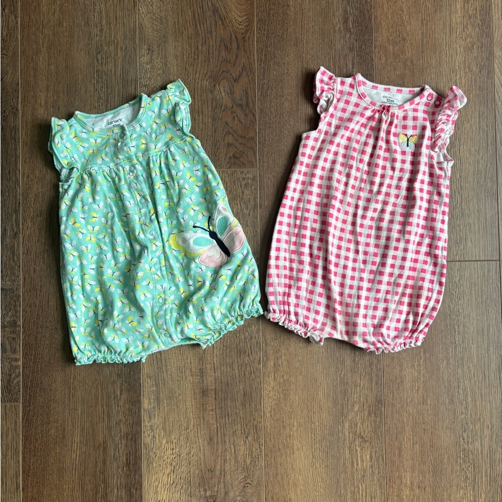 Set of 2 Carter’s Baby Rompers